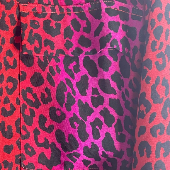 LANE BRYANT SEMI SHEER LONG SLEEVE BLOUSE - Picture 7 of 8